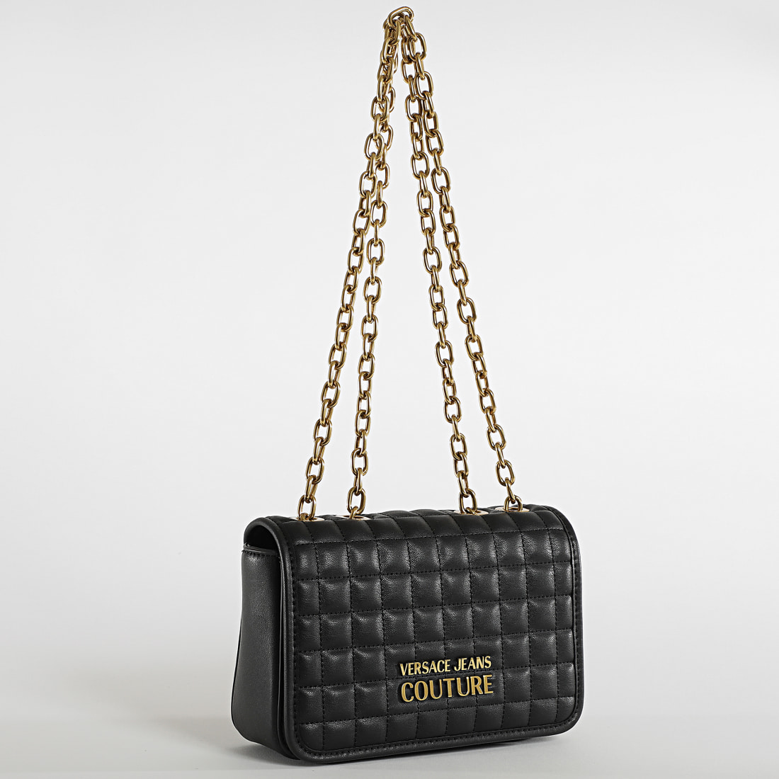 Versace Jeans Couture - Sac A Main Femme Linea T E1VZABQ1 Noir Doré