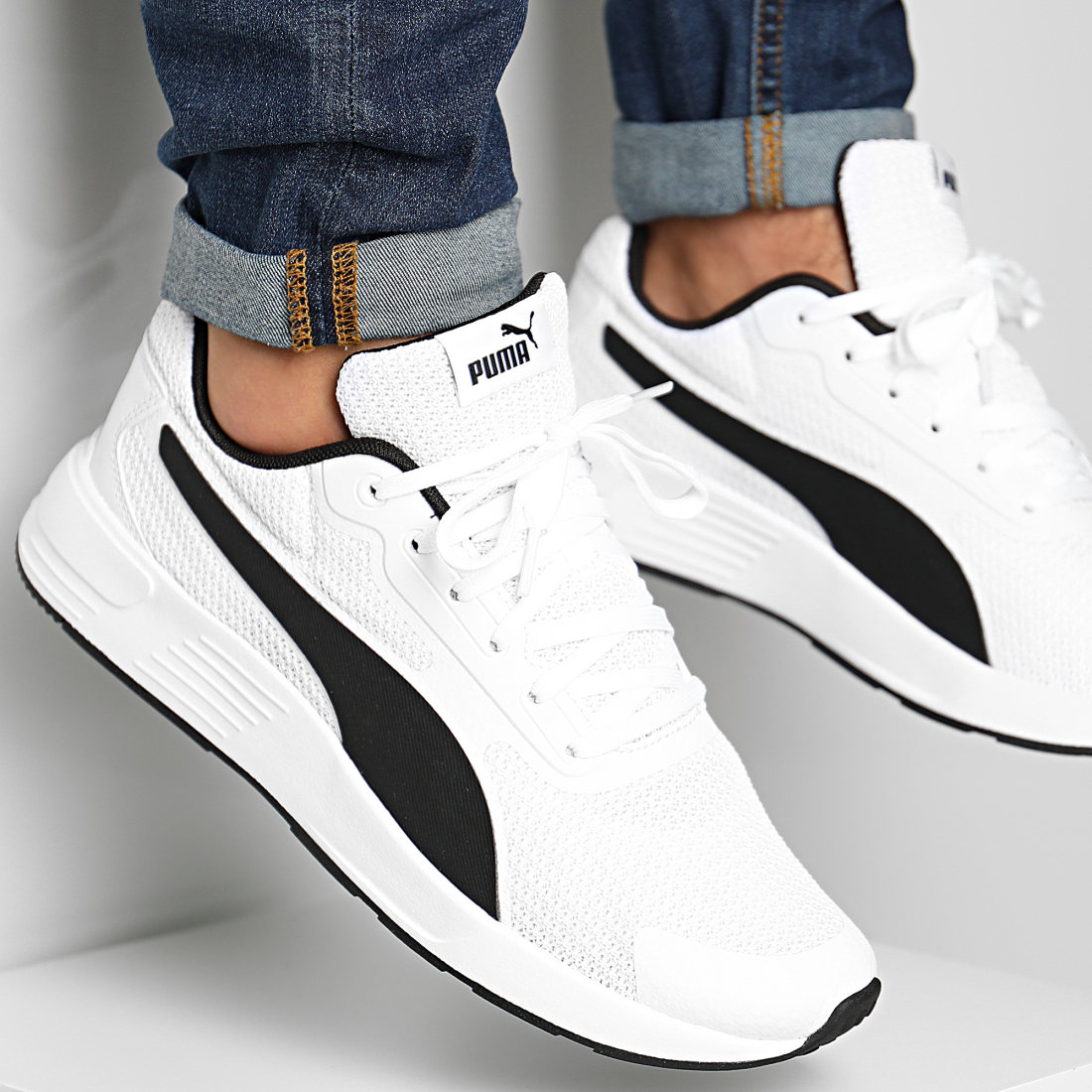 basket puma noir