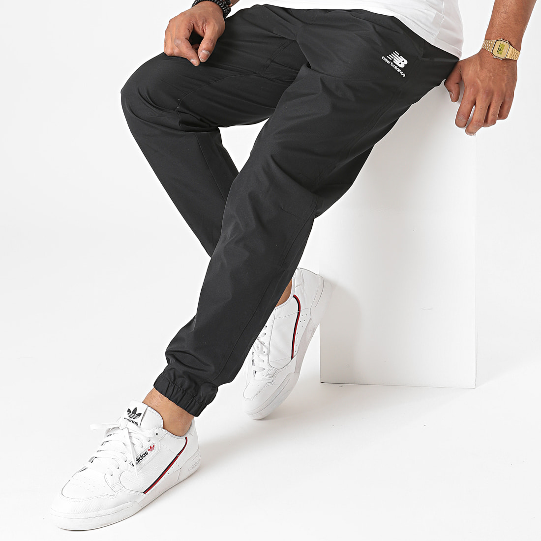 New Balance Pantalon Jogging MP01502 Noir