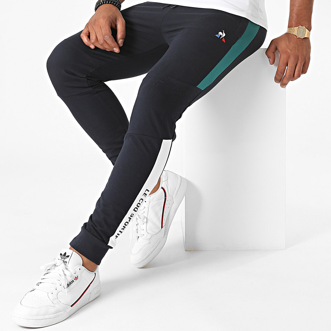 le coq sportif pantalon femme pas cher