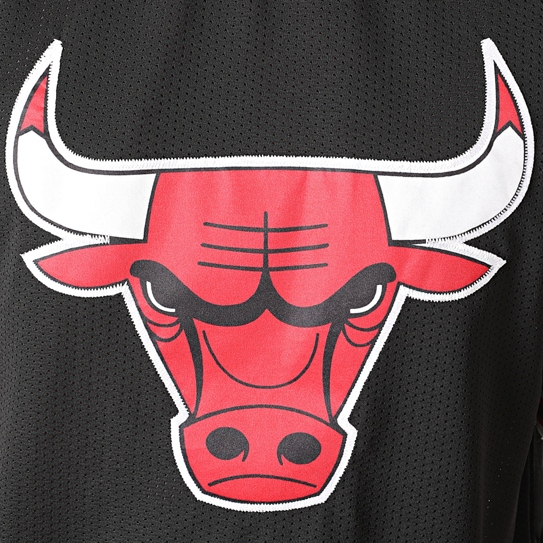 New Era Tee Shirt De Basketball Nba Oversized Applique Chicago Bulls 12485674 Noir