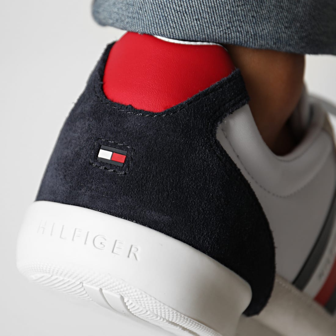 Tommy Hilfiger Baskets Corporate Material Mix Cupsole 2989 White