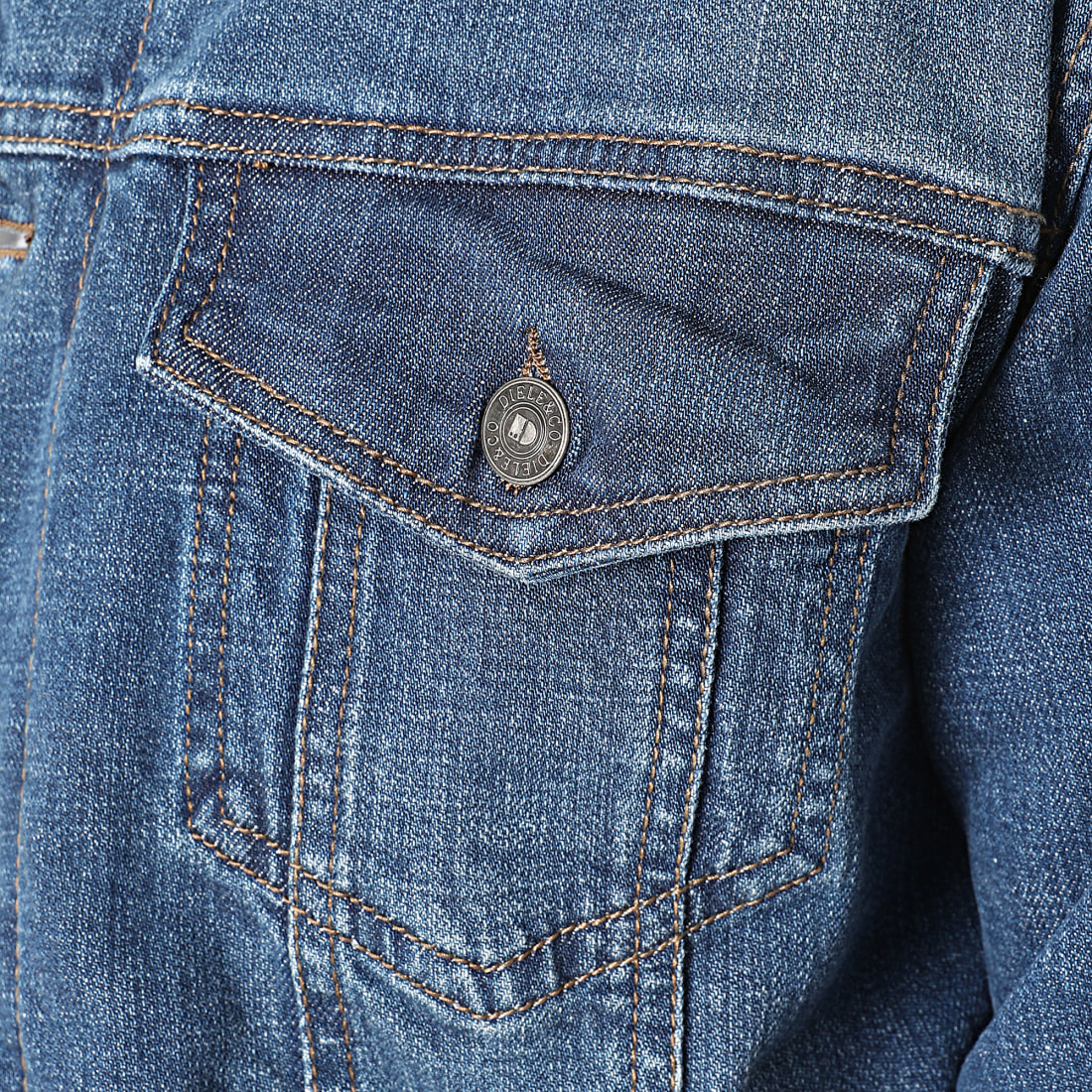 Classic Series - Veste Jean Fourrure 3319 Bleu Denim ...