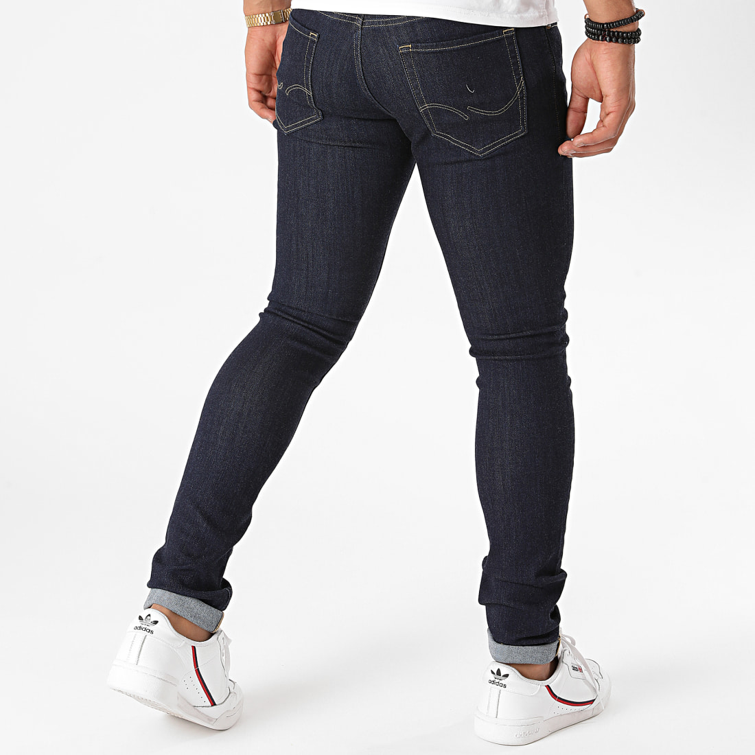 Jack And Jones Jean Skinny Liam Original Bleu Brut