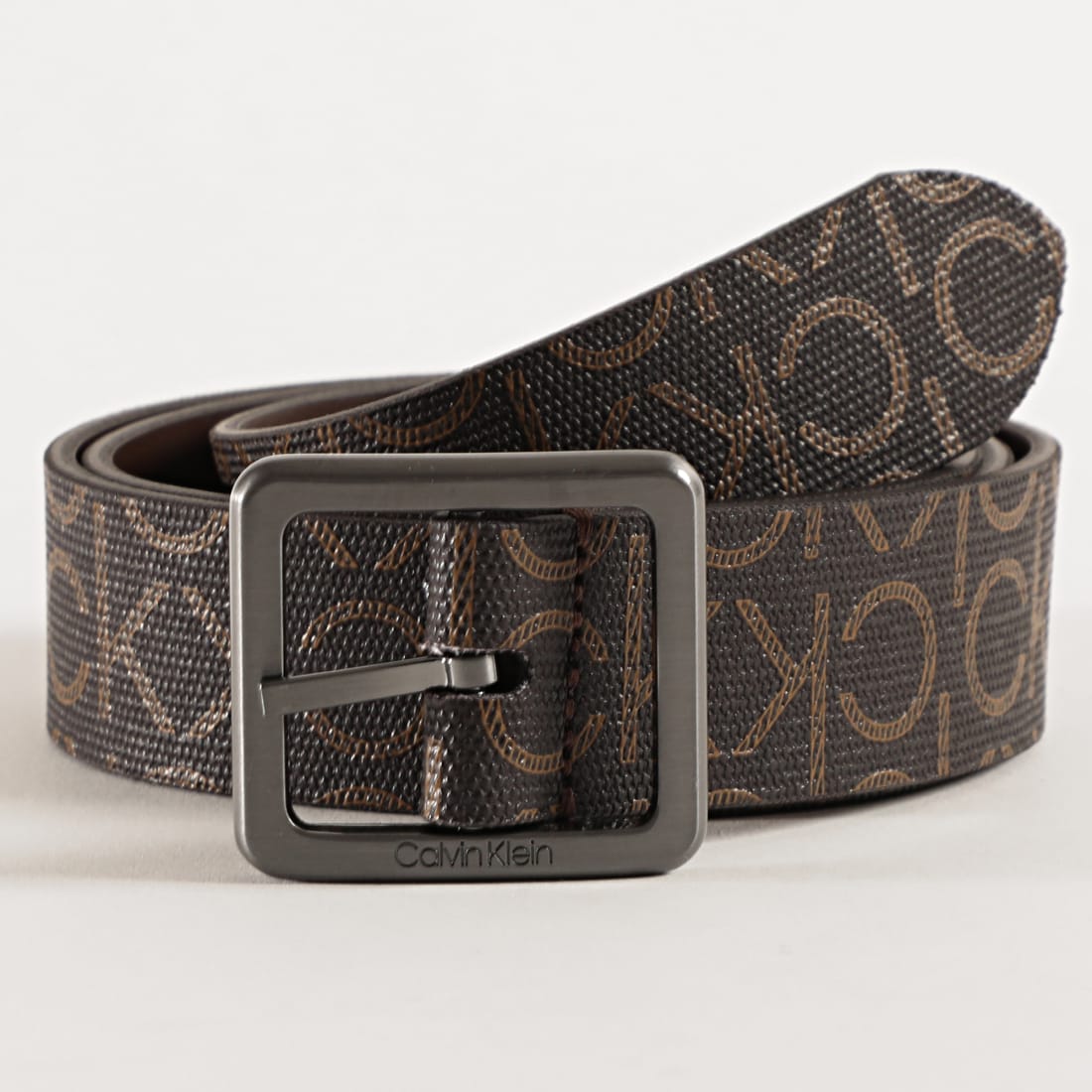 Calvin Klein - Ceinture Réversible Center Bar Mono 6001 ...