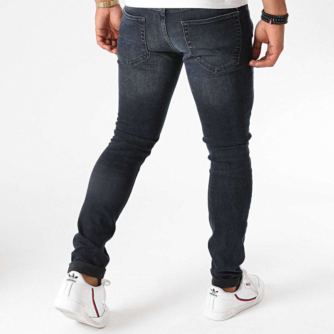 Jack And Jones Jean Skinny Liam Original Bleu Brut