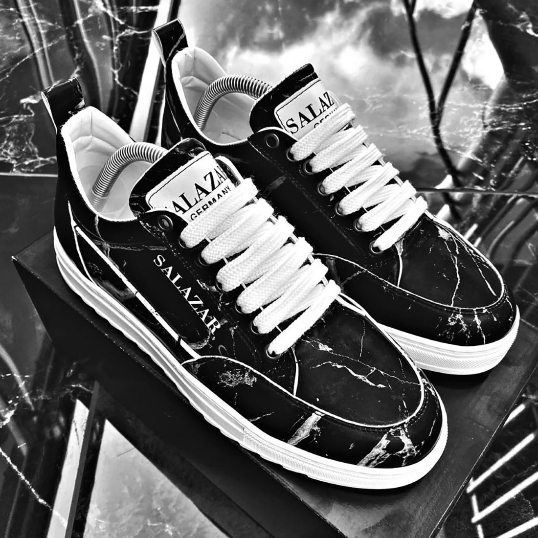 Bb Salazar Black Sneakers With Studs Bb Salazar Sneakers