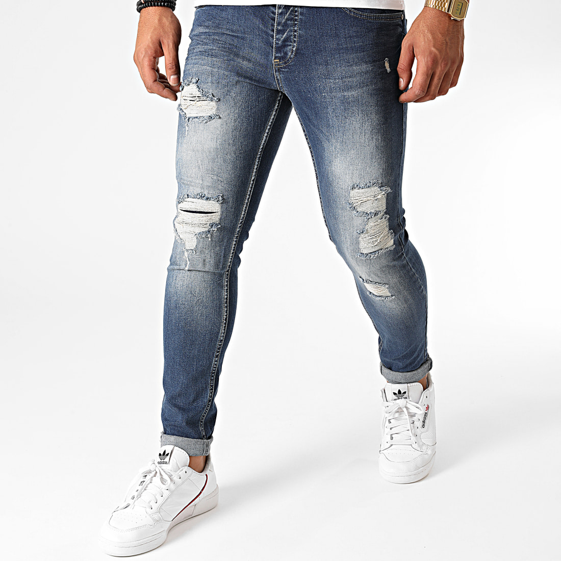 Black Needle Jean Skinny 2995 Bleu Denim