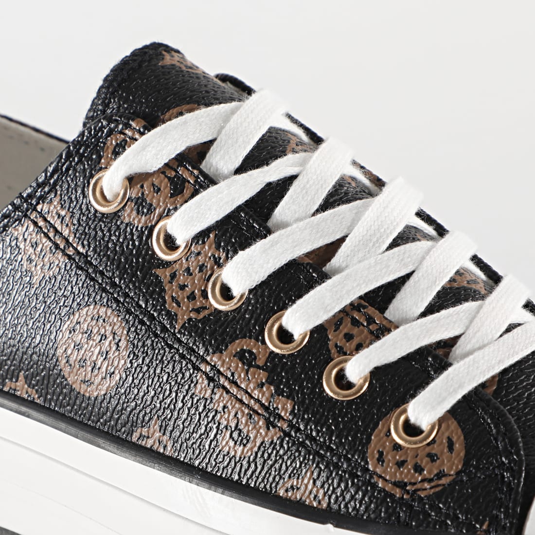 brown guess sneakers