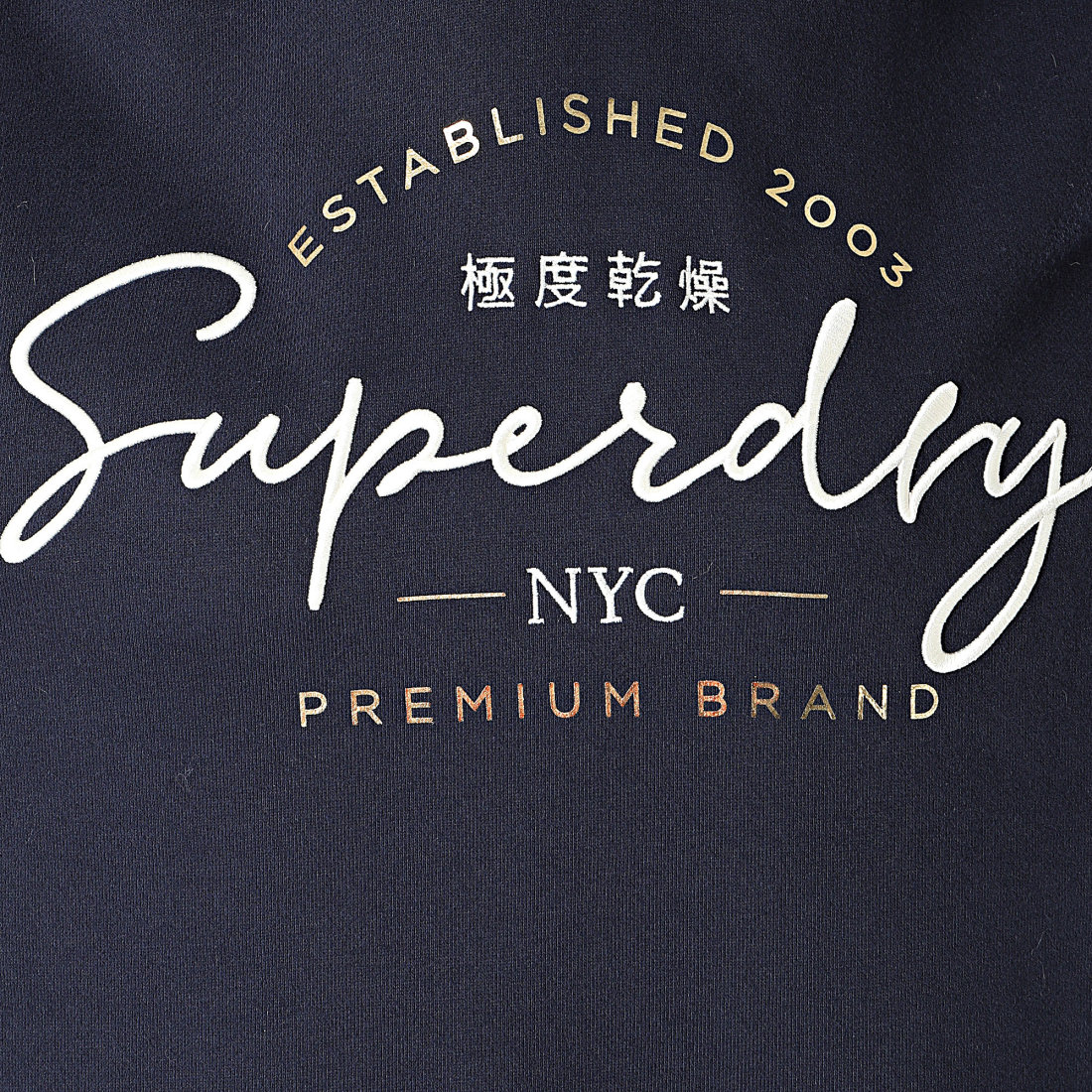 robe superdry bleu marine