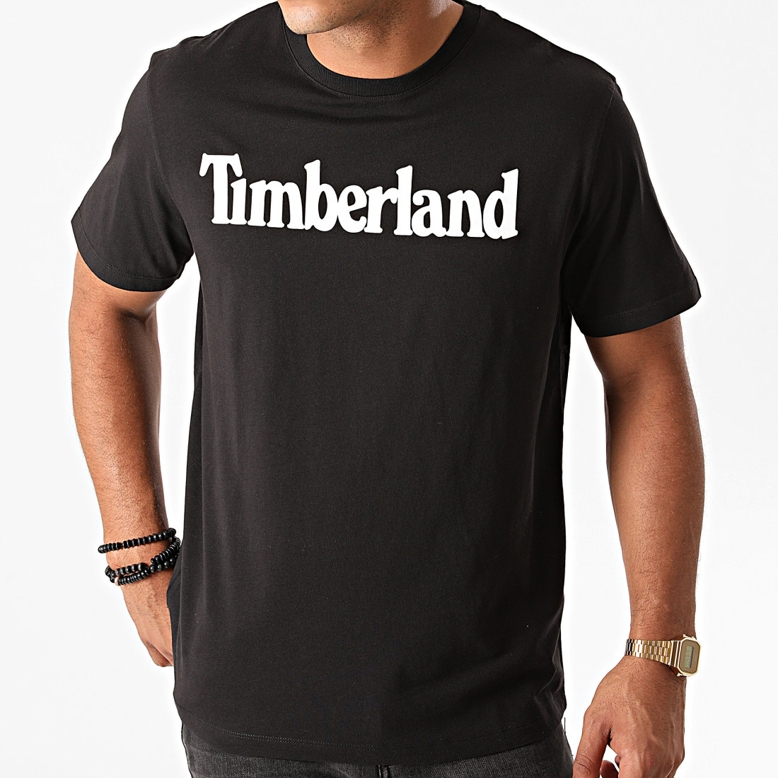 Timberland Tee Shirt Kennebec River Brand Linear A2C31 Noir