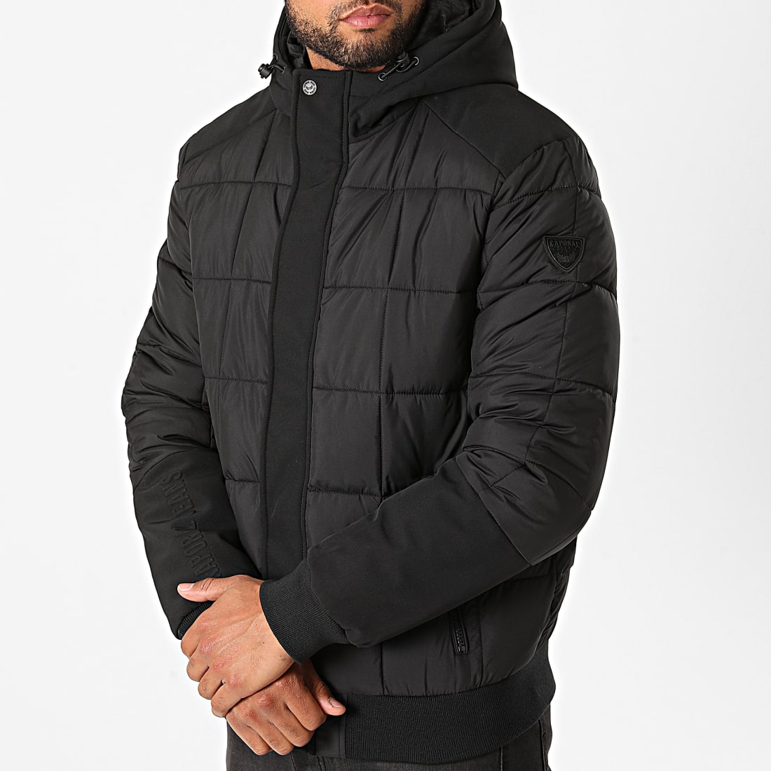 Kaporal - Doudoune A Capuche Bak Noir - LaBoutiqueOfficielle.com