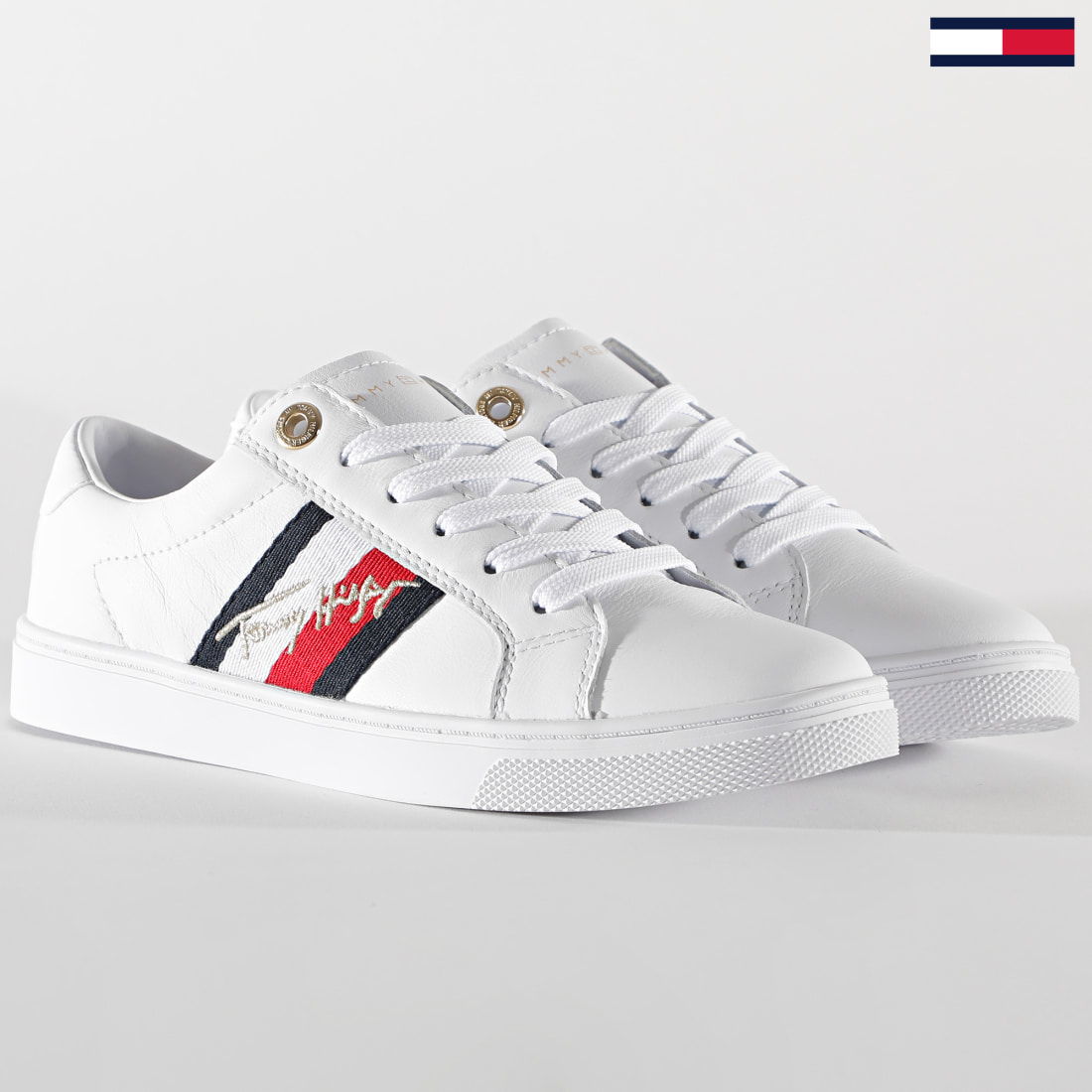 Tommy Hilfiger - Baskets Femme The Signature Cupsole Sneaker 5224