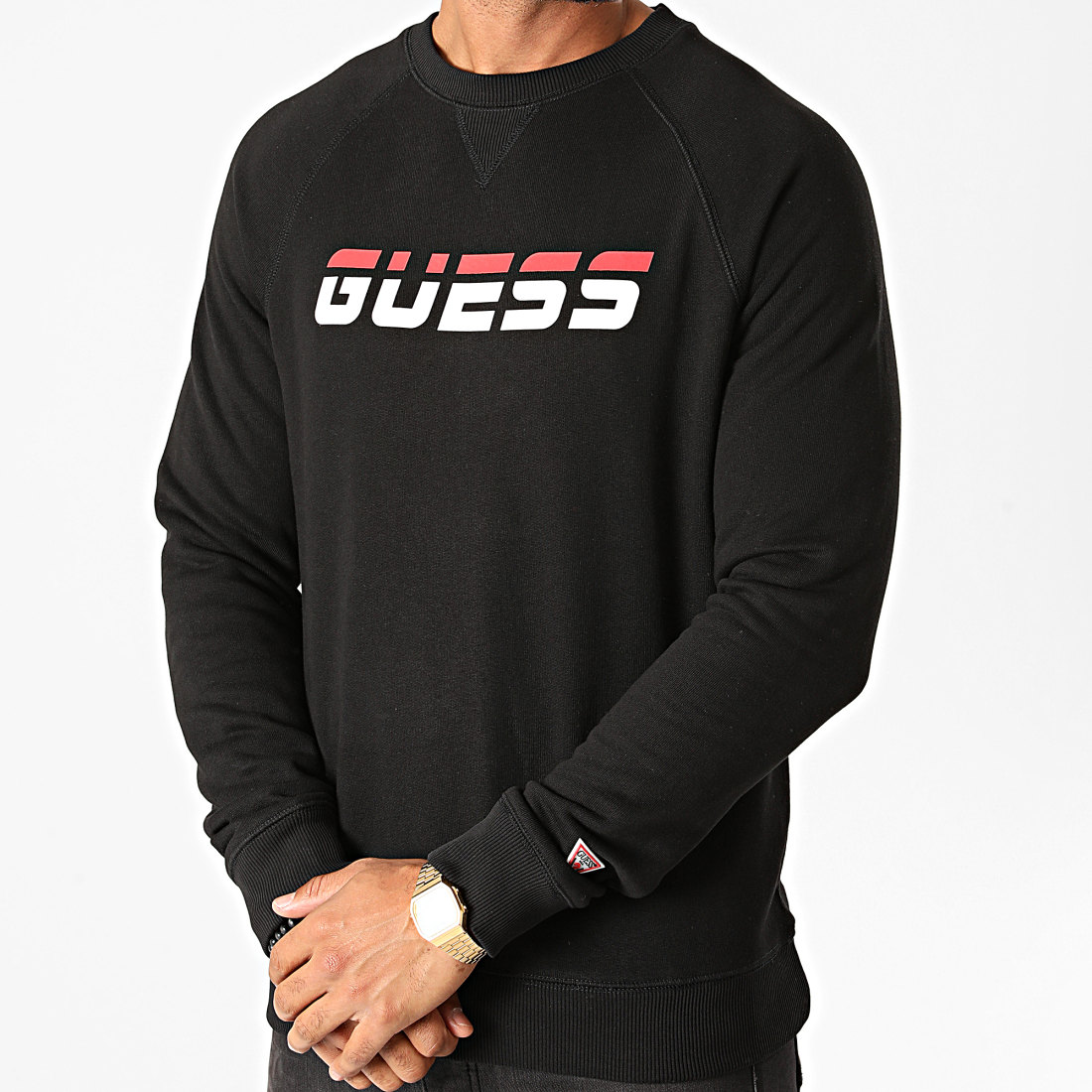 Guess Sweat Crewneck U0BA48K9V31 Noir