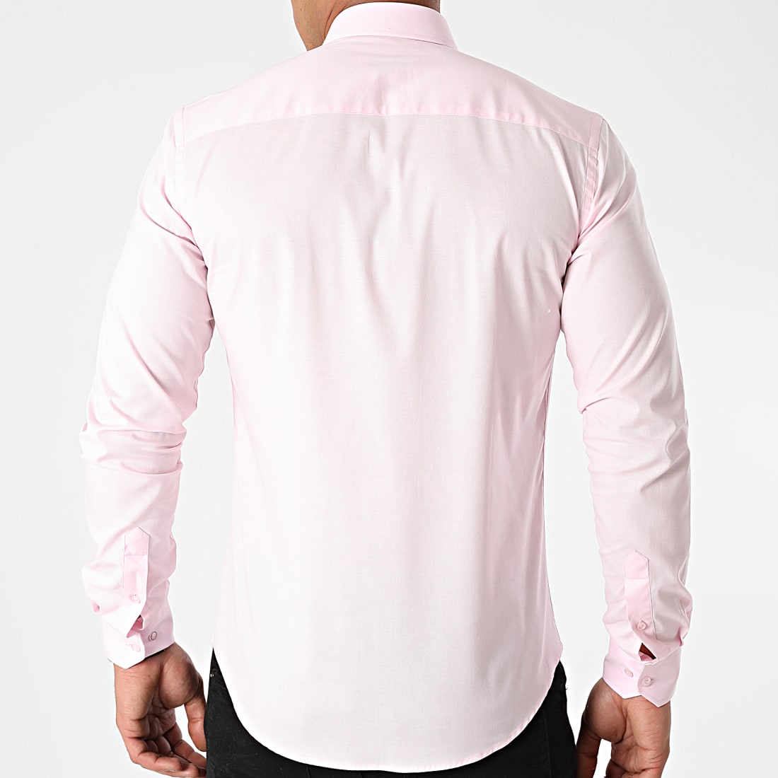 LBO Chemise Manches Longues Slim Fit 1420 Rose Pale