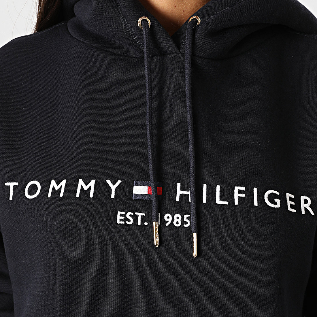 basket bleu tommy hilfiger femme