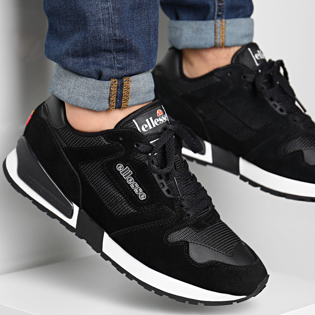 basket ellesse noir femme