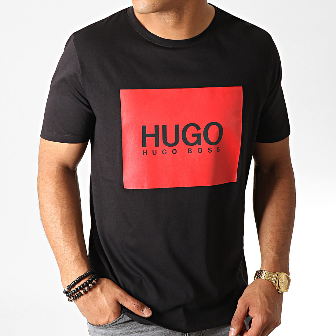 HUGO Tee Shirt Dolive U204 50437291 Noir