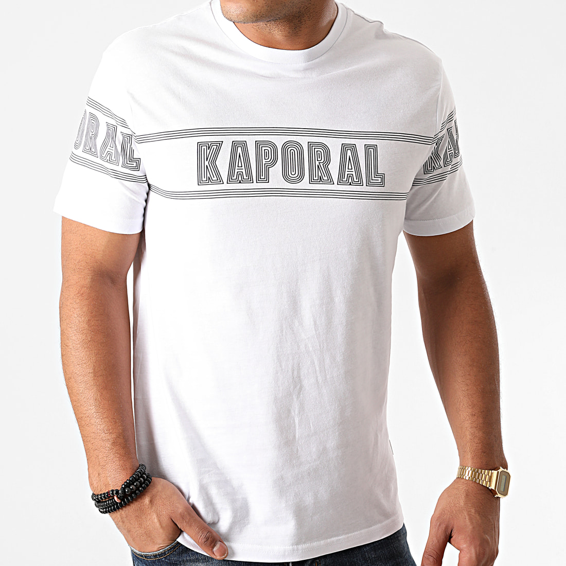 Sweat Kaporal Perry Homme - French Terry - Capuche - 60% Coton 40% Polyester - Couleur Asphalt - Taille S-XL