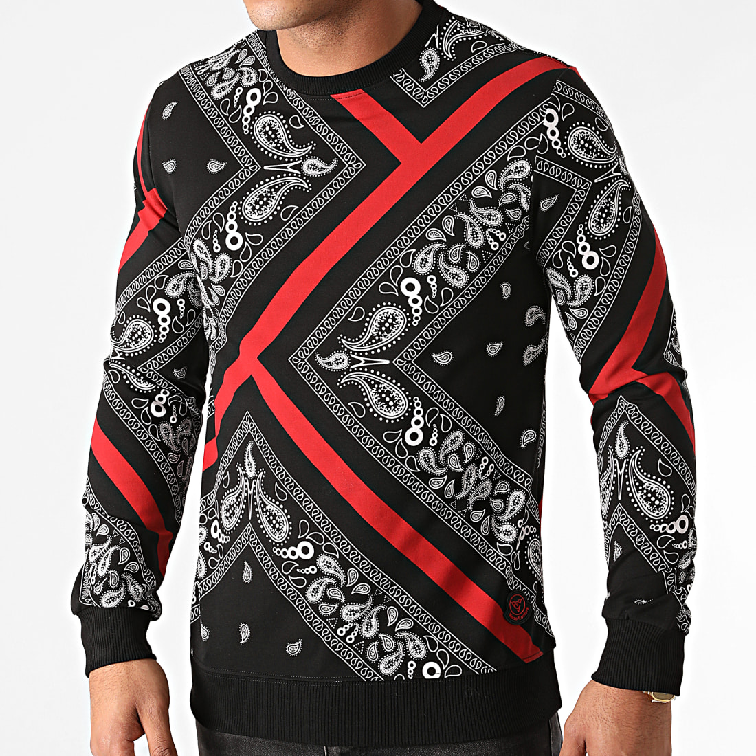 bandana crew neck