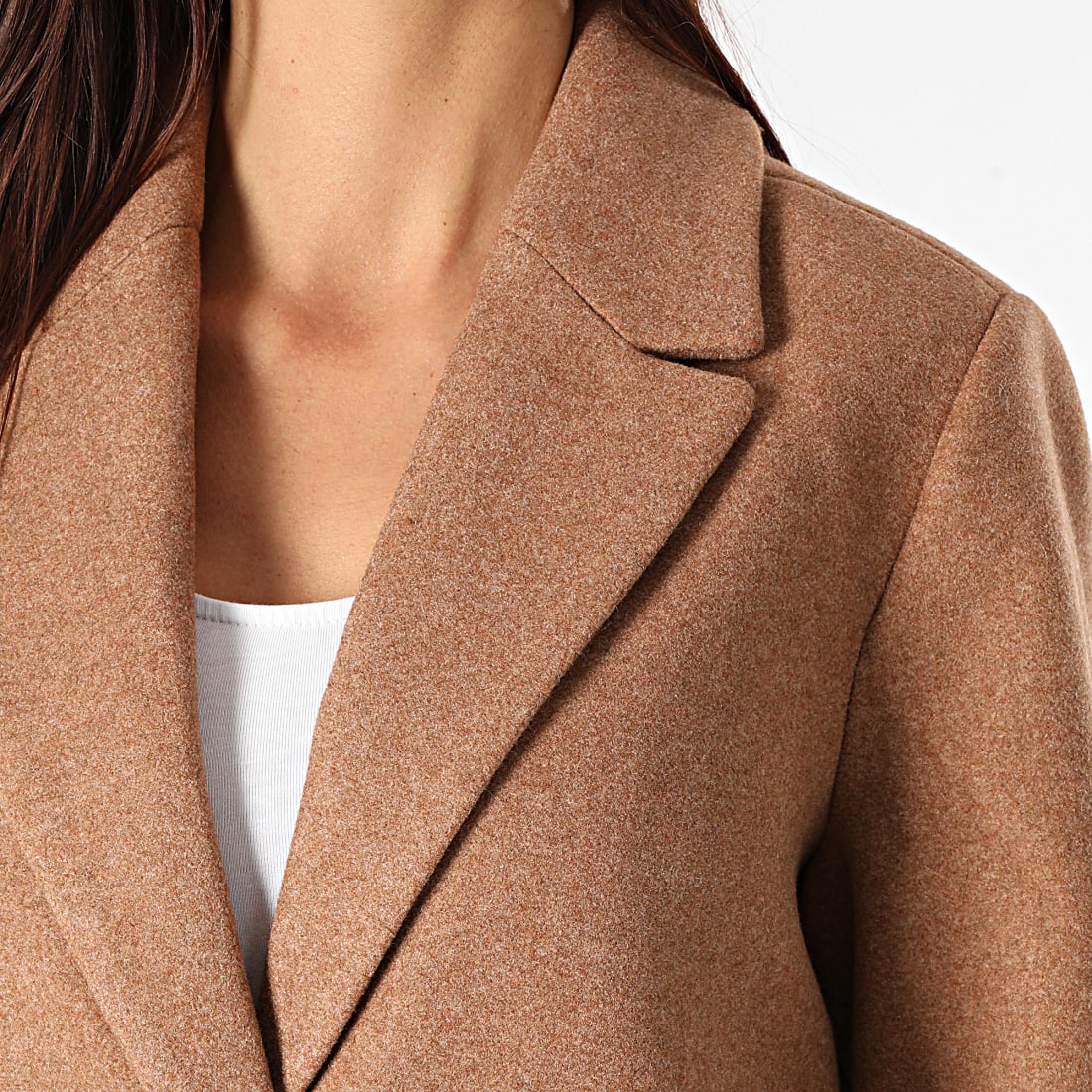 only manteau camel