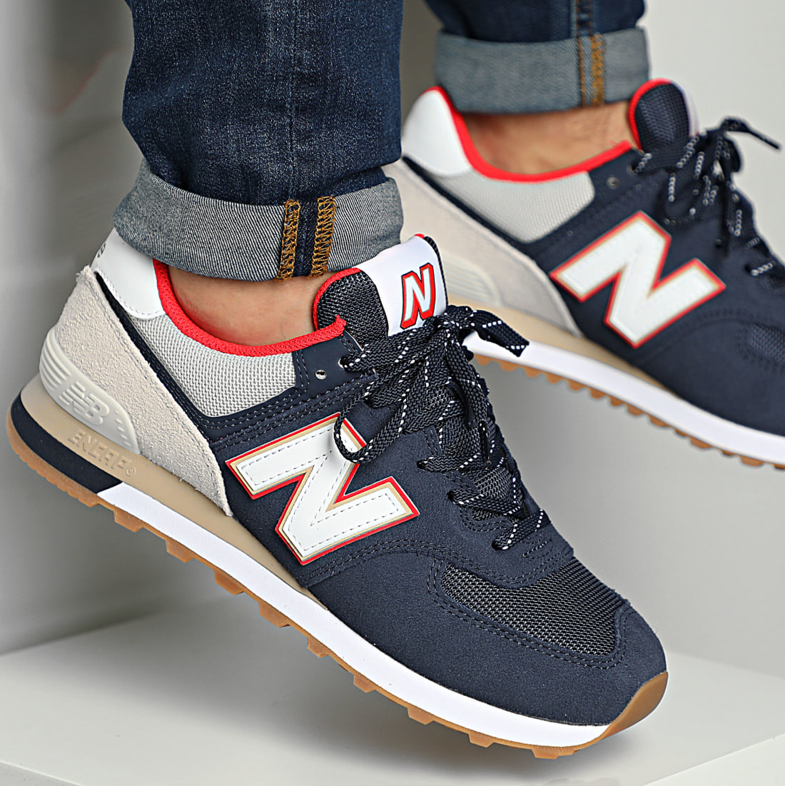 new balance ml373 homme orange