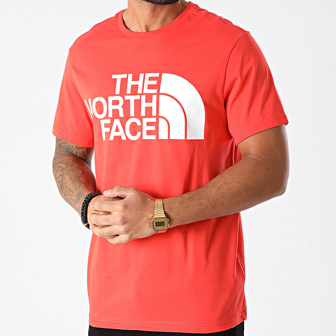 North Face Tshirt
 The North Face Tee Shirt Standard 4M7X Orange LaBoutique ficielle
