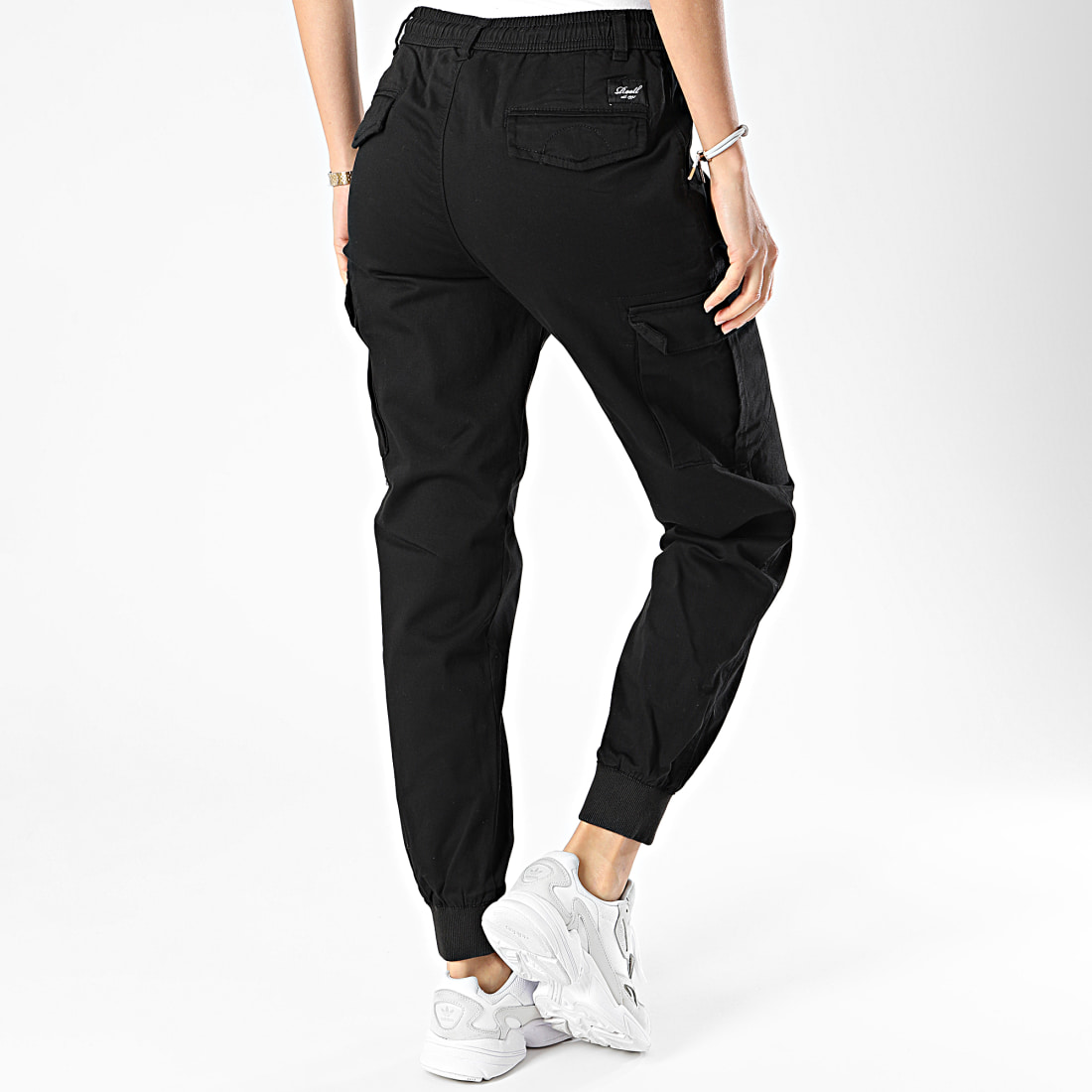 jean cargo a couture noir