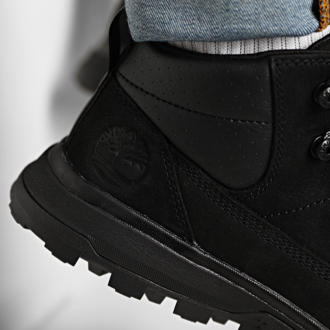 timberland green treeline mid hiker boots