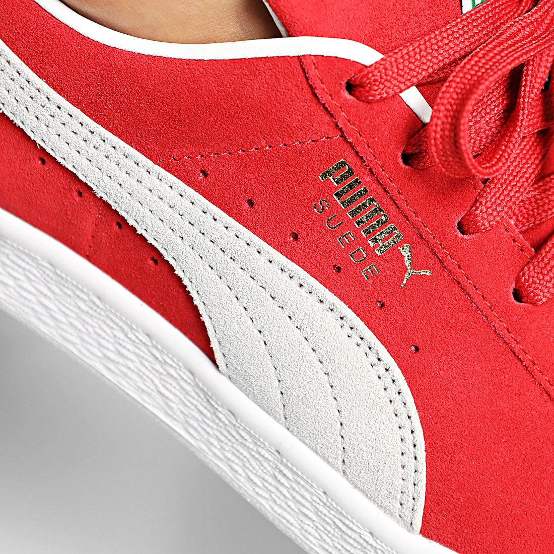 puma suede high risk red