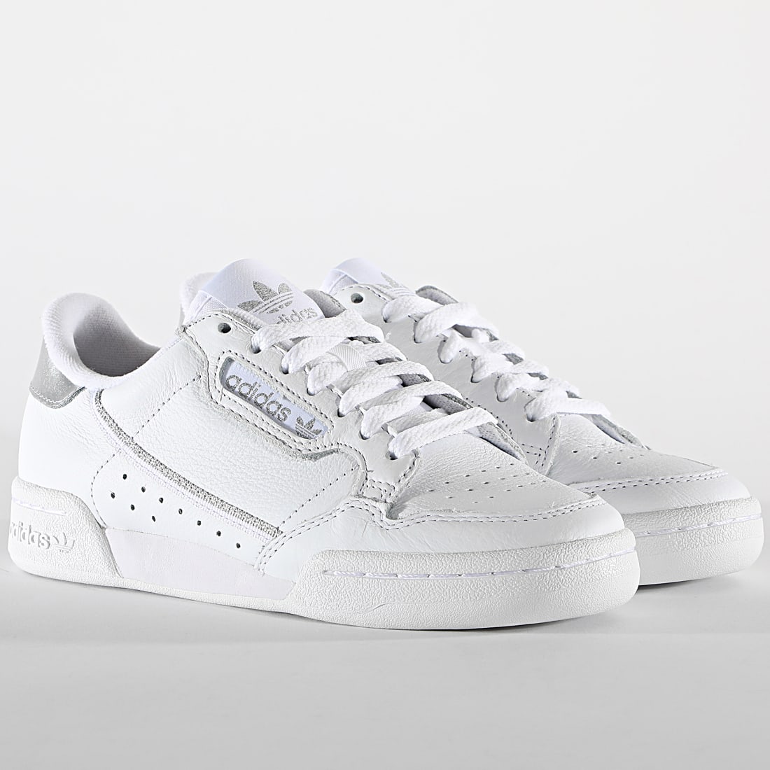 adidas - Baskets Femme Continental 80 EE8925 Footwear White Silver Metallic 