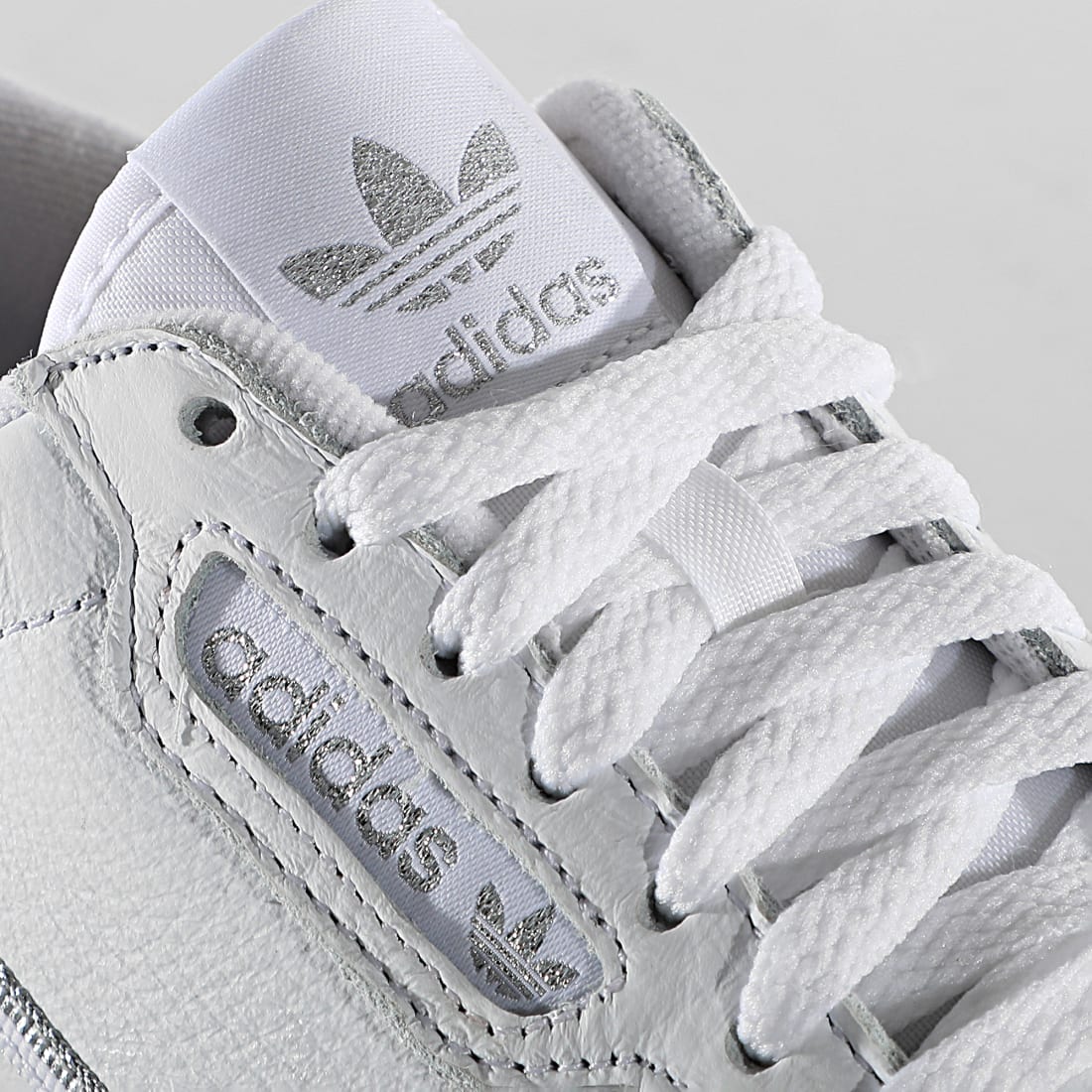 adidas - Baskets Femme Continental 80 EE8925 Footwear White Silver Metallic 
