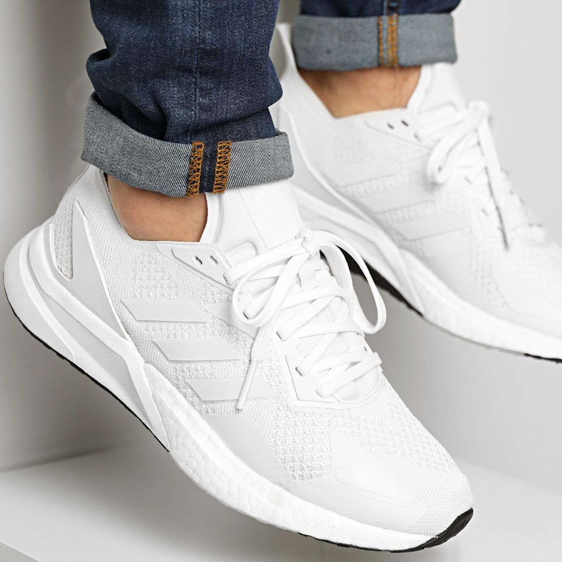 Adidas Performance - Baskets X9000L3 M EH0056 Footwear White Crystal White Dark Ash Grey 