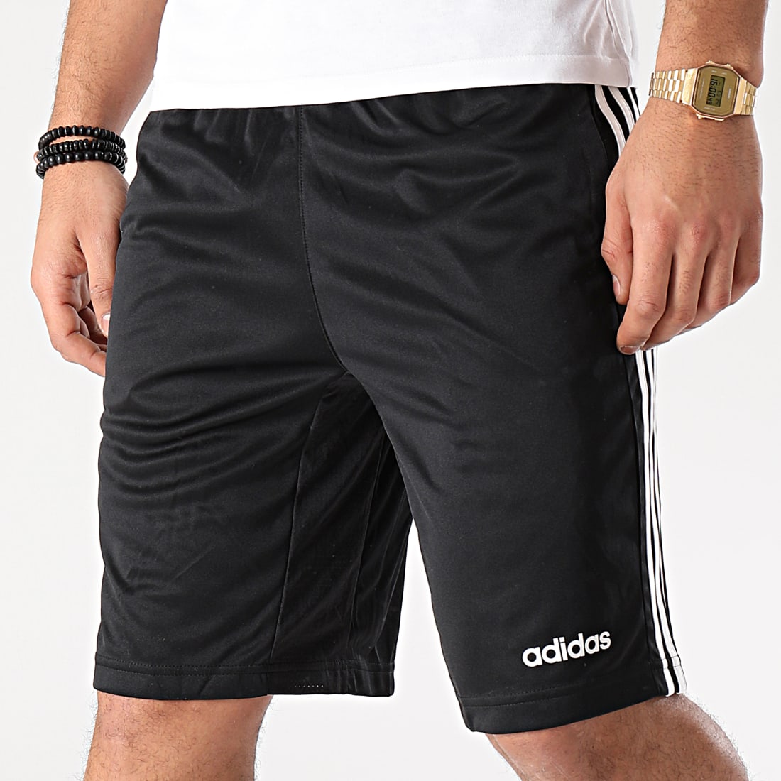 adidas Short Jogging A Bandes DT3050 Noir LaBoutiqueOfficielle
