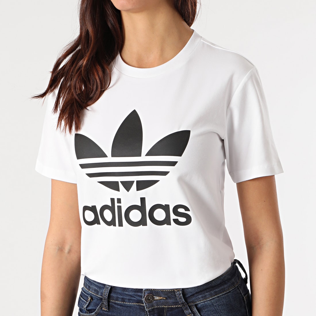 Femme T-shirts | Adidas t-shirt Trefoil Rouge â JM Interieurs