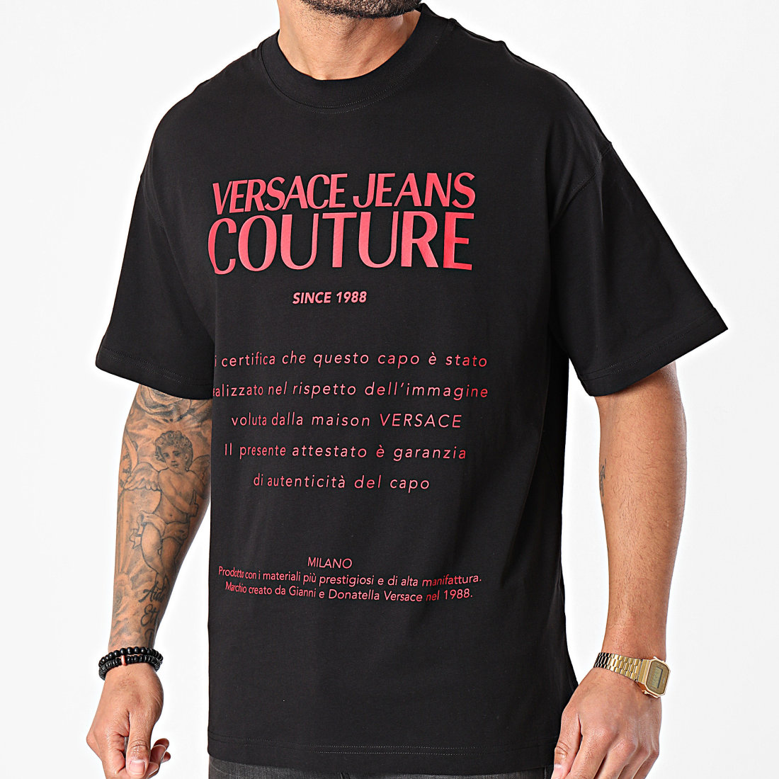 T shirt outlet versace rouge