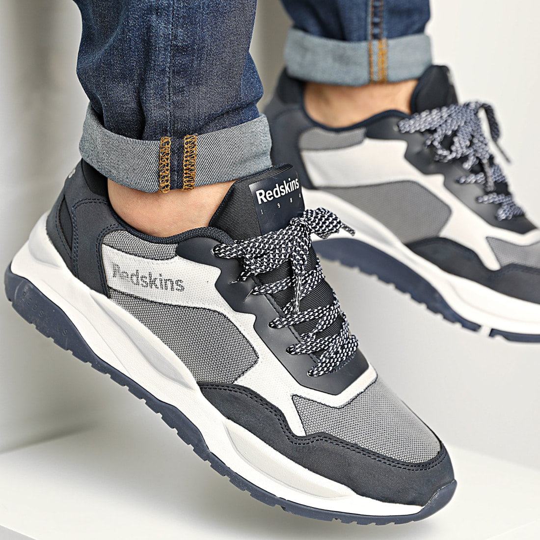Redskins Baskets Manille ZS6317A Marine Gris