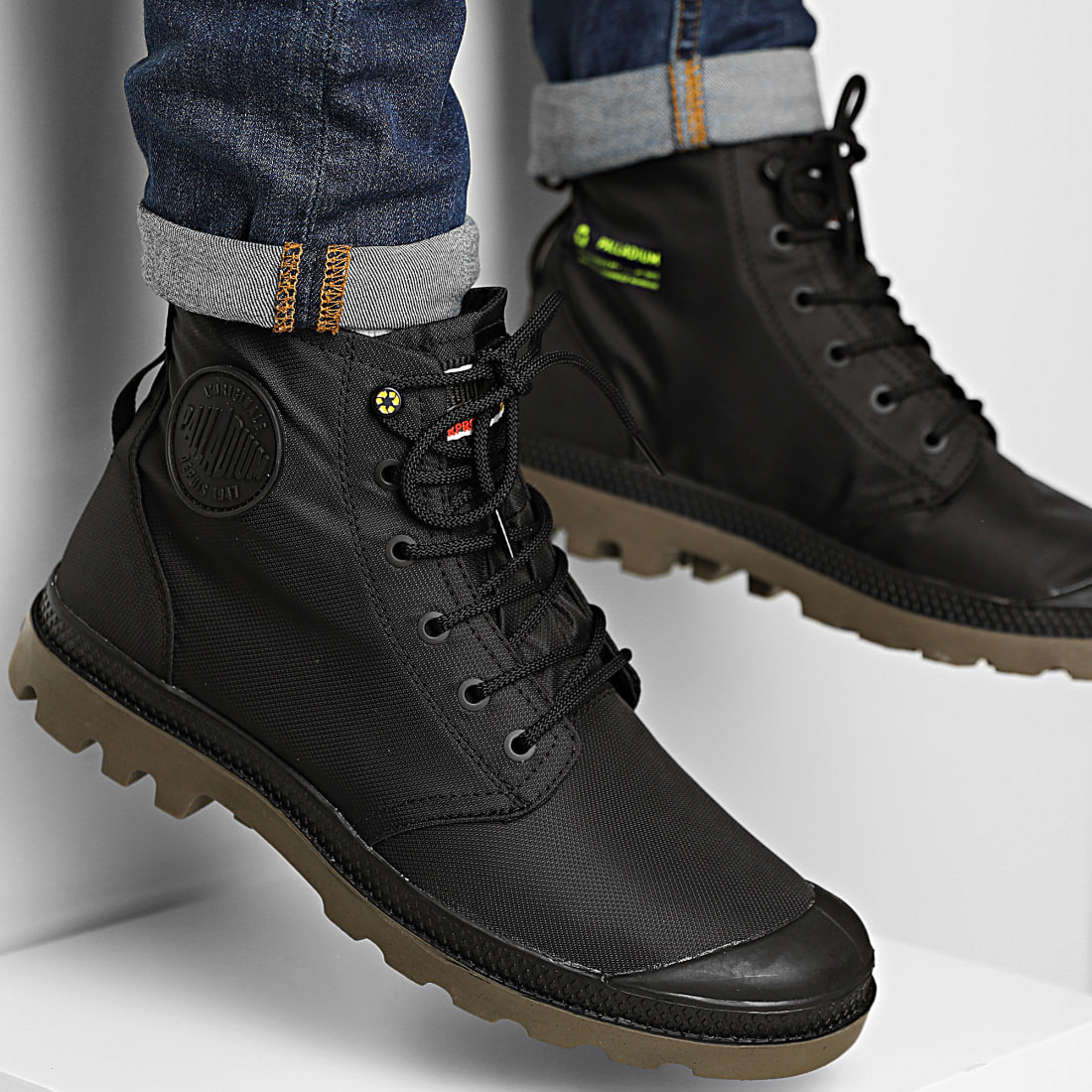 Palladium Boots Pampa Recycle Waterproof 76870 Black Black