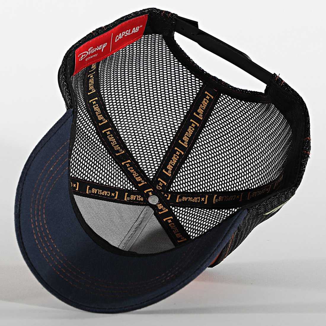 Capslab Casquette Trucker Picsou Noir Marron