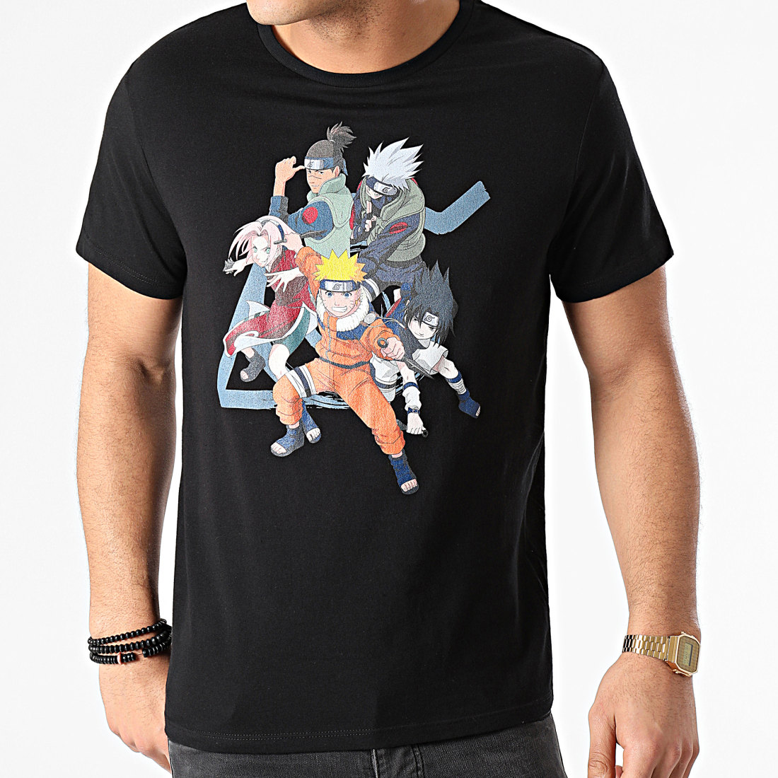 Naruto - Tee Shirt Team 7 Noir - LaBoutiqueOfficielle.com