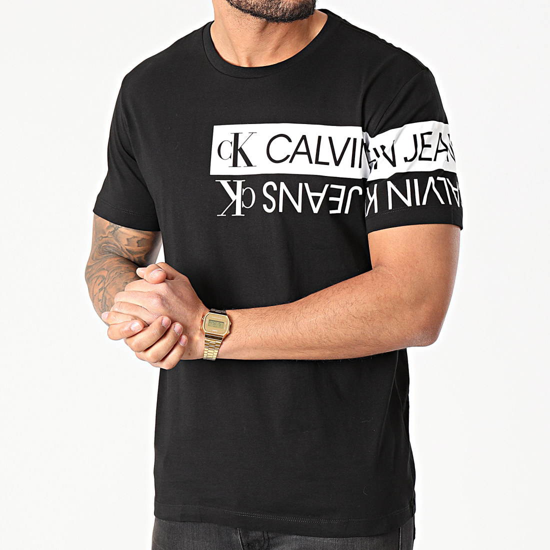 Calvin Klein Tee Shirt 7086 Noir