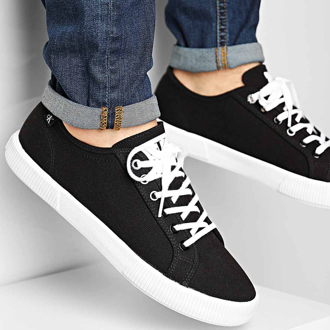 calvin klein vulcanized lace up