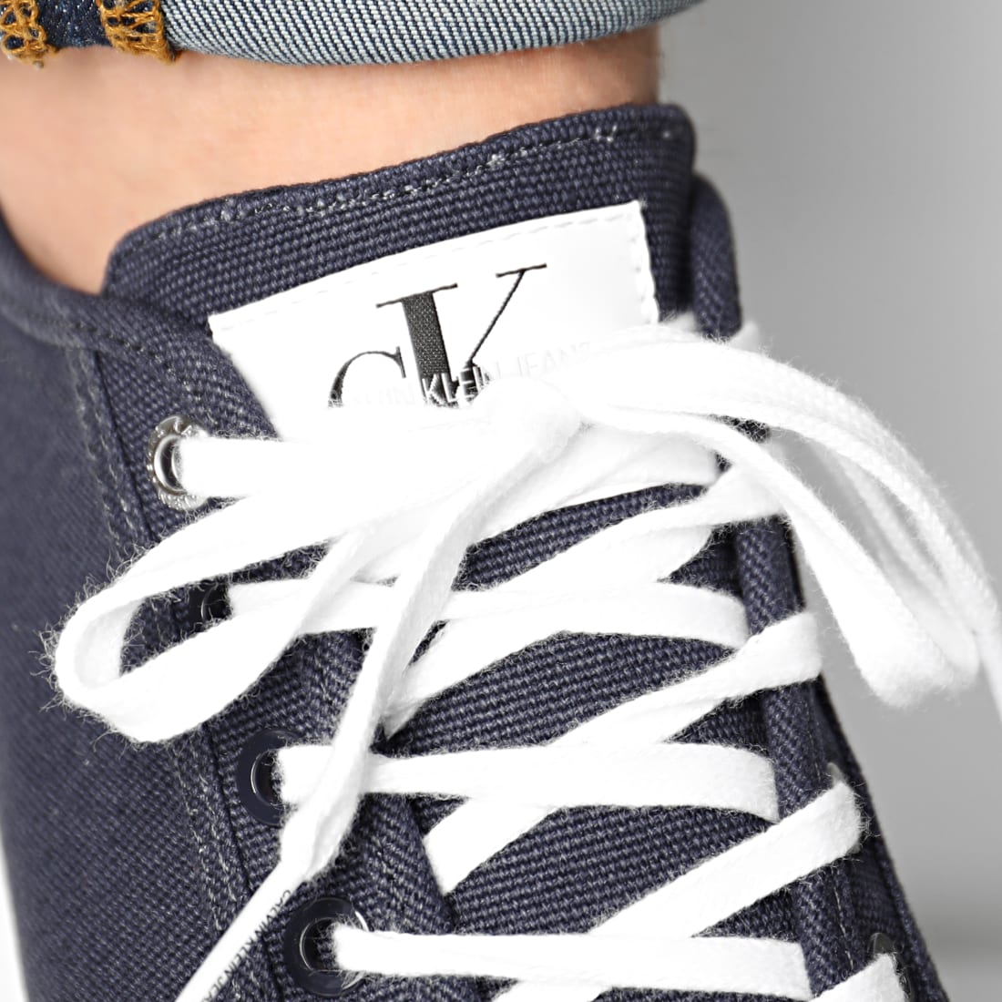 calvin klein vulcanized lace up