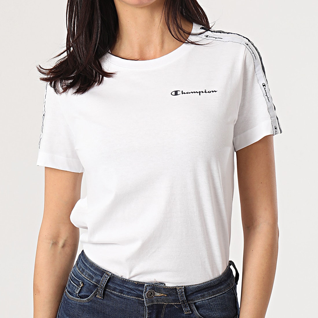 t shirt champion blanc femme