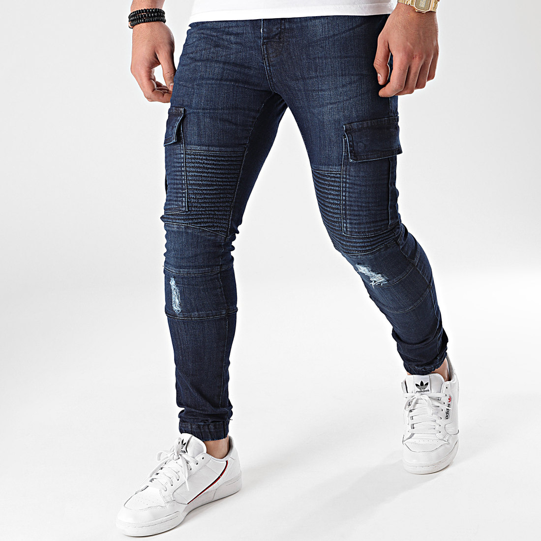 Brave Soul Jogger Pant Skinny Archie Bleu Denim