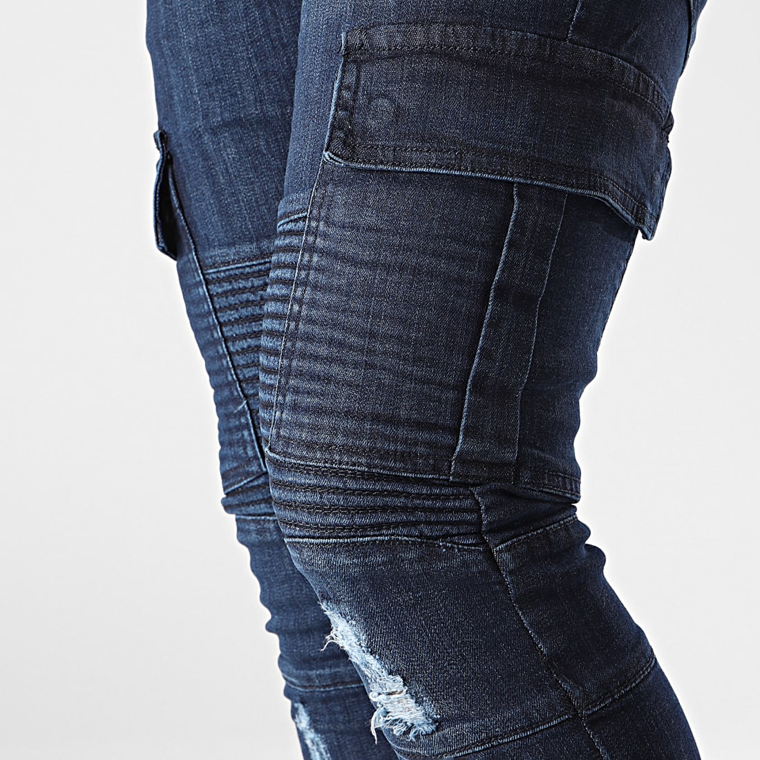 Brave Soul Jogger Pant Skinny Archie Bleu Denim