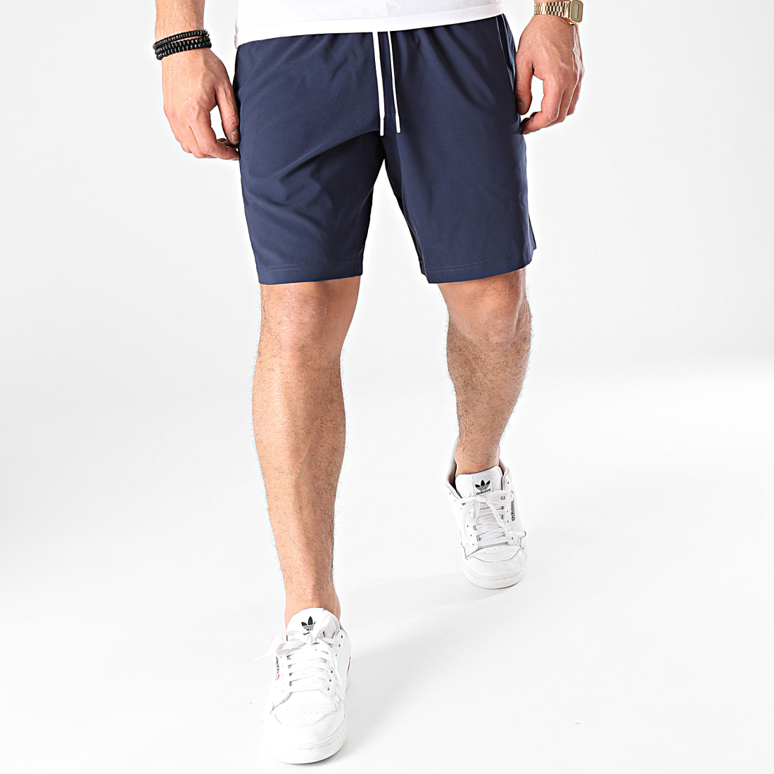 Reebok - Short Jogging GJ0882 Bleu Marine - LaBoutiqueOfficielle.com