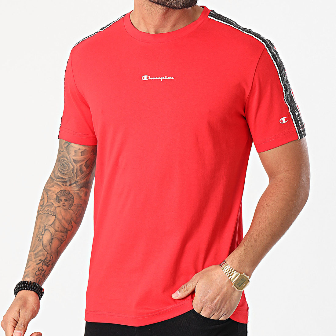 Tee shirt best sale champion rouge
