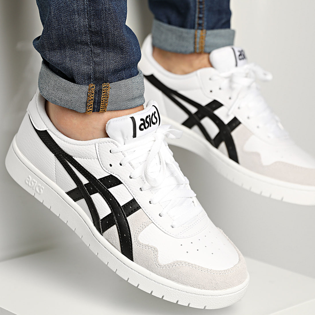 Asics - Baskets Japan S 1191A328 White Black - LaBoutiqueOfficielle.com
