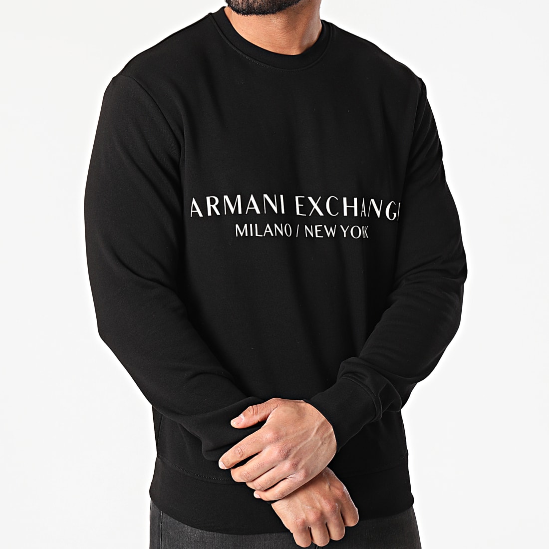 Armani Exchange Sweat Crewneck 8NZM88ZJKRZ Noir